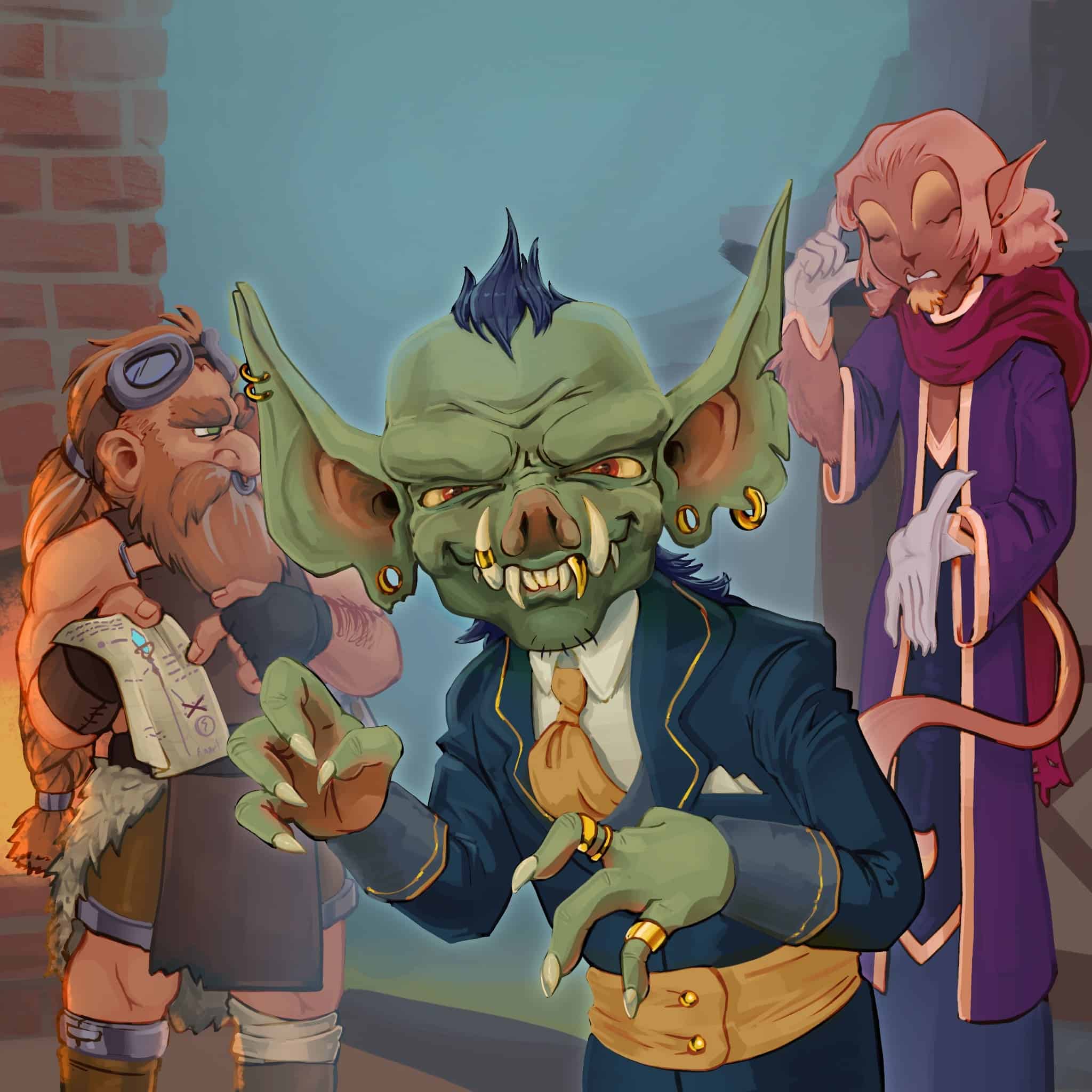 Illustration of the Expectations Goblin, representing unspoken assumptions and misalignment in executive leadership.